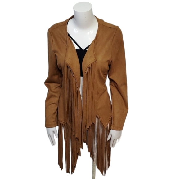 Unbranded Jackets & Blazers - Women's Open-front Fringe Jacket or Cardigan
